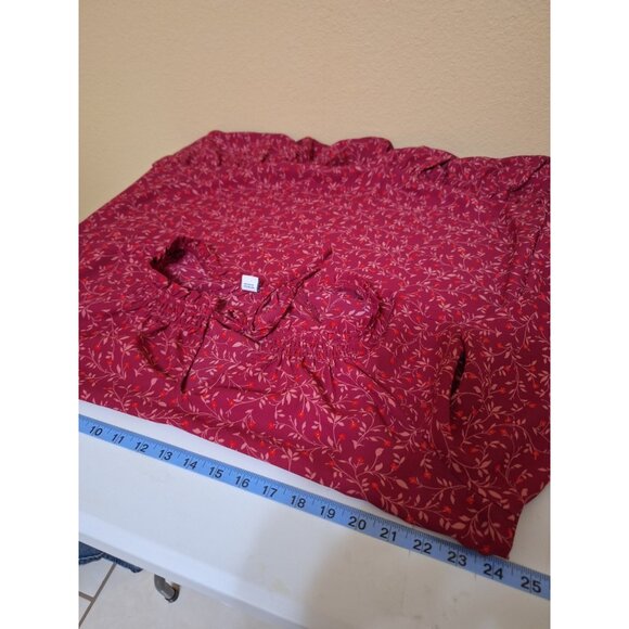 Old Navy Cottagecore Balloon Sleeve Boho Peasant Midi Dress‎  XL - Picture 7 of 9